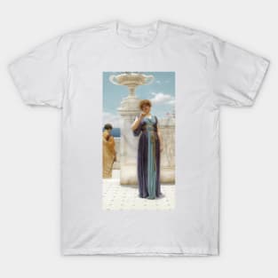 The Engagement Ring by John William Godward T-Shirt